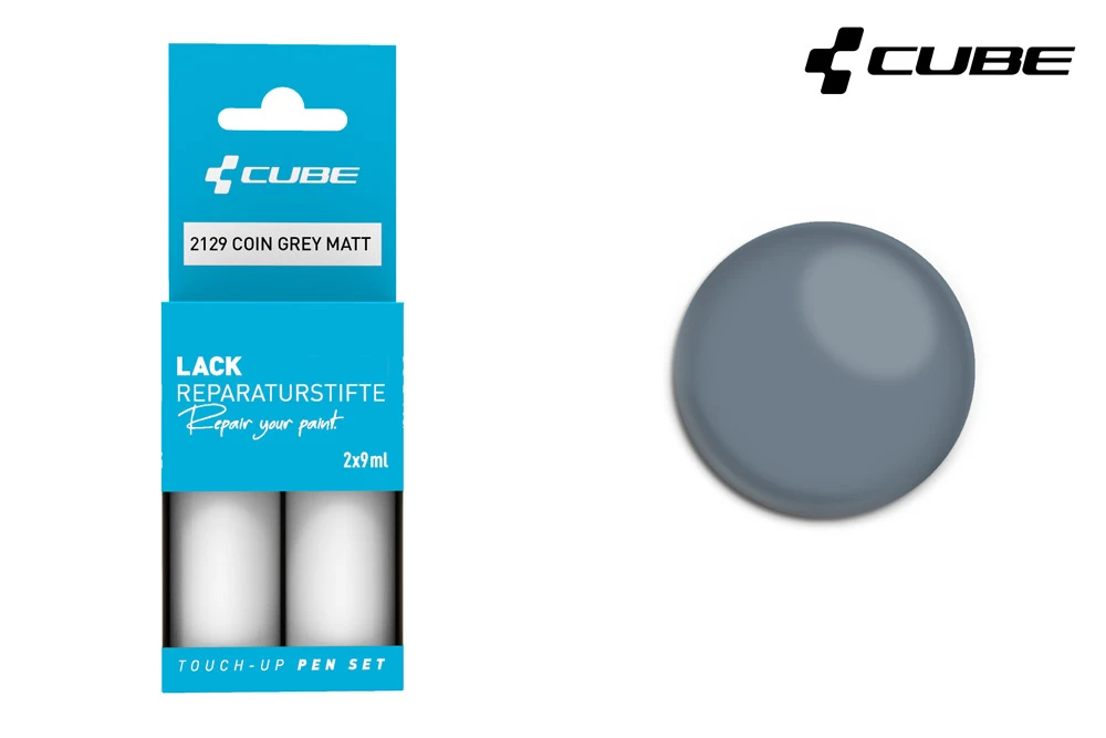 Cube Lackreparaturstift Set COIN GREY Matt 2 Cube Lackreparaturstift Set COIN GREY Matt – Bild 2