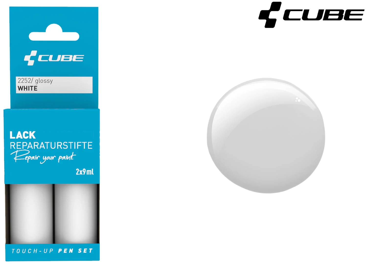 Cube Lackreparaturstift Set WHITE 2 Cube Lackreparaturstift Set WHITE – Bild 2