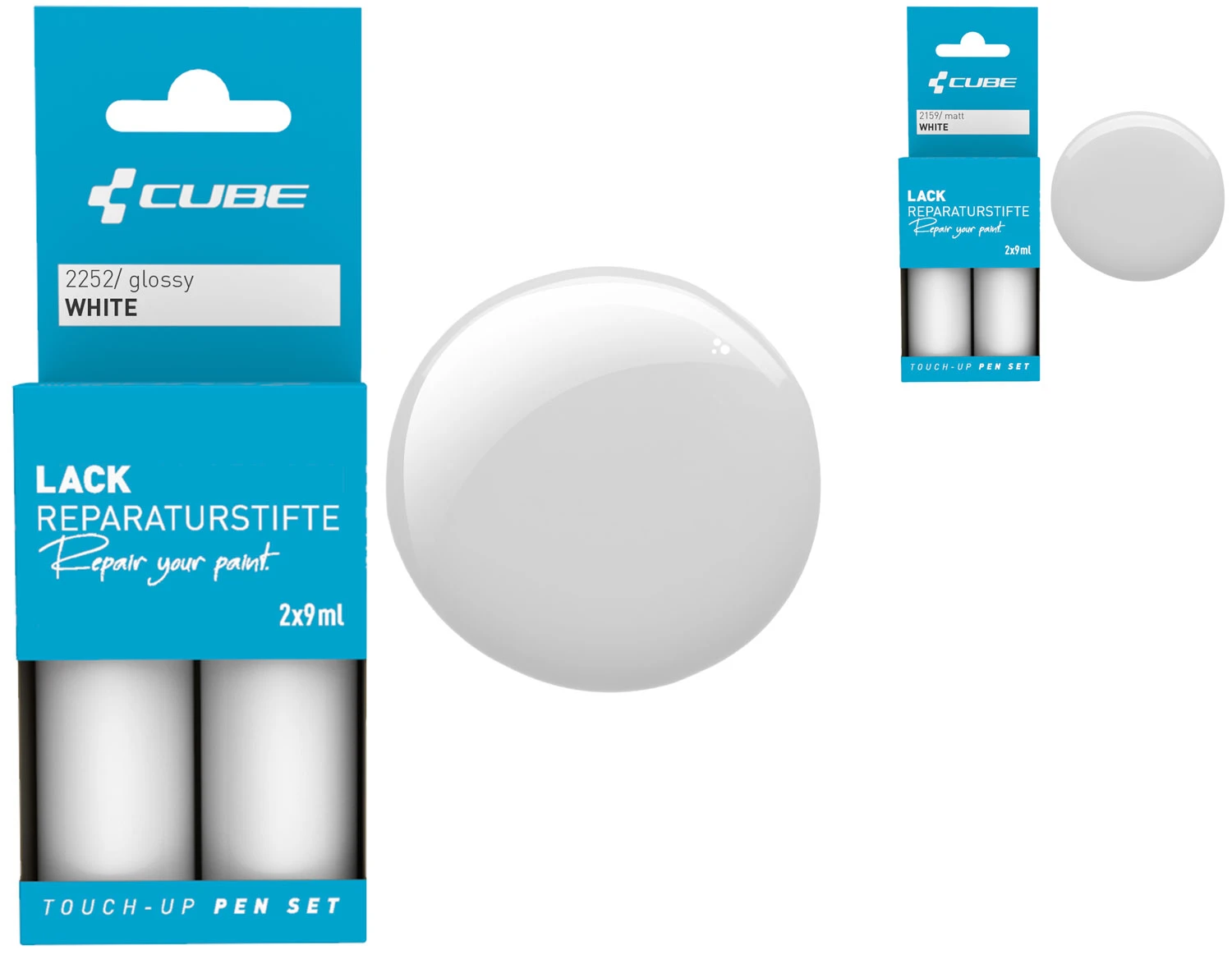Cube Lackreparaturstift Set WHITE 1 Cube Lackreparaturstift Set WHITE