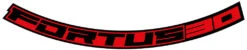 HOPE Fortus 30W 26 Aufkleberset -Angebote Rad Wonne Store Hope Fortus 30W 26 Aufkleberset rot