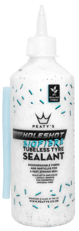 Peaty's Holeshot BioFibre Tubeless Tyre Sealant 4 Peaty's Holeshot BioFibre Tubeless Tyre Sealant – Bild 4