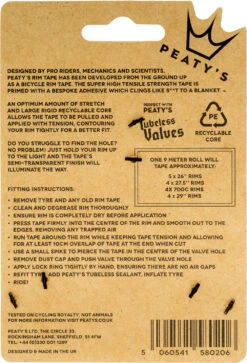 Peaty's Rim Tape Felgenband -Angebote Rad Wonne Store Peaty s Rim Tape Felgenband PE RJ 9M21 a