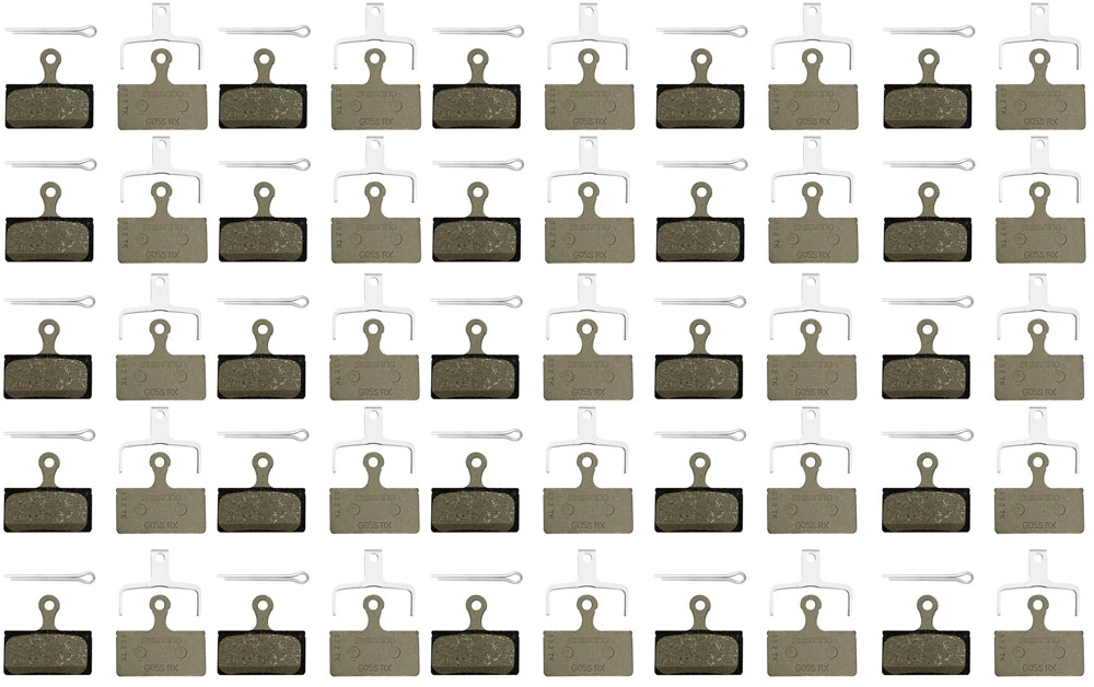 Shimano G05S-RX Resin Disc Beläge (25er Werkstattverpackung) 2 Shimano G05S-RX Resin Disc Beläge (25er Werkstattverpackung) – Bild 2