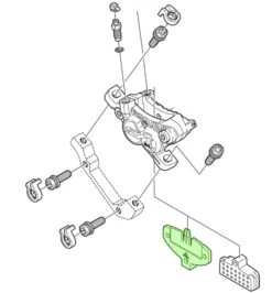 Shimano Transportsicherung Für BR-M820/BR-M640/M9120 -Angebote Rad Wonne Store Shimano Y8FF18000 a