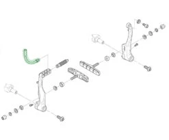 Shimano Zugführungsrohr SM-VBRK Für V-Brake -Angebote Rad Wonne Store Shimano Zugfuhrungsrohr SM VBRK