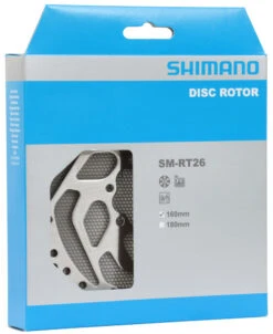Shimano SM-RT26 6-Loch Bremsscheibe -Angebote Rad Wonne Store Shimano Bremsscheibe SM RT26S 160mm Verpackung