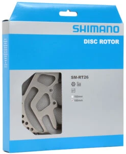 Shimano SM-RT26 6-Loch Bremsscheibe -Angebote Rad Wonne Store Shimano Bremsscheibe SM RT26S 180mm Verpackung