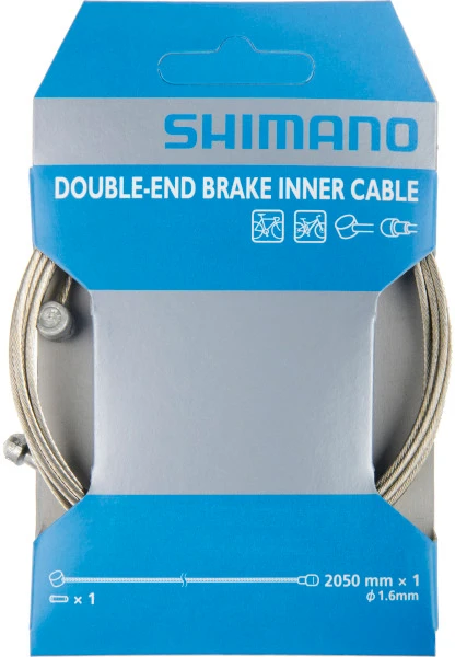 Shimano MTB/Rennrad Stahl Bremszug 1,6mm X 2050mm 1 Shimano MTB/Rennrad Stahl Bremszug 1,6mm X 2050mm