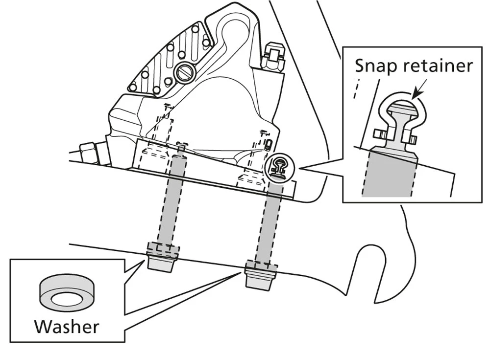 Shimano SM-MA-R160D/D Flat-Mount Adapter Für HR 160mm Bremsscheibe 3 Shimano SM-MA-R160D/D Flat-Mount Adapter Für HR 160mm Bremsscheibe – Bild 3
