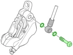 Shimano Bremsleitungsschraube + Dichtring Für BR-M8120/7120 3 Shimano Bremsleitungsschraube + Dichtring Für BR-M8120/7120 -Angebote Rad Wonne Store Shimano Y2RV98010 a
