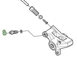 Shimano Verschluss Entlüftungsschraube Für BR-M755/M515 -Angebote Rad Wonne Store Y8B214000 b