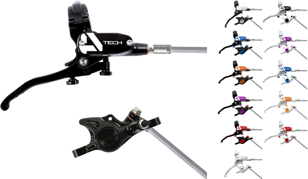 HOPE Tech 4 X2 Stahlflex Scheibenbremse - Hebel Rechts 1 HOPE Tech 4 X2 Stahlflex Scheibenbremse - Hebel Rechts