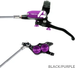 HOPE Tech 4 E4 Stahlflex Scheibenbremse - Hebel Links -Angebote Rad Wonne Store hope T4E4NBL 20114400 Tech 4 E4 Stahlflex Scheibenbremse vorne links 5